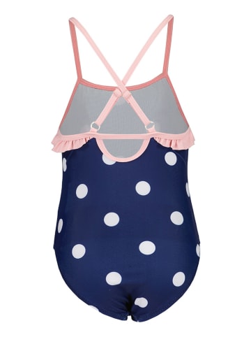 Blue Seven Badpak donkerblauw/wit/lichtroze