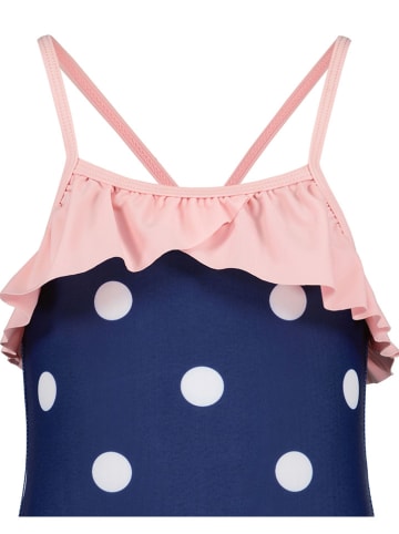 Blue Seven Badpak donkerblauw/wit/lichtroze