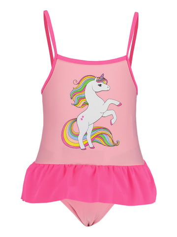 Blue Seven Badeanzug in Pink/ Bunt
