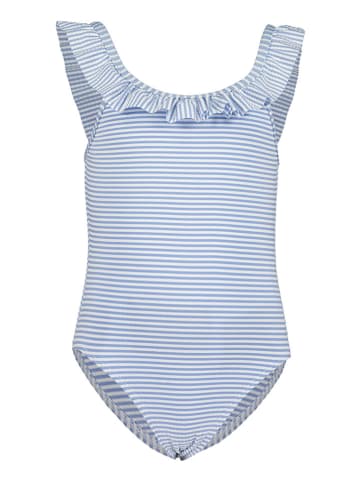 Blue Seven Badpak lichtblauw/wit