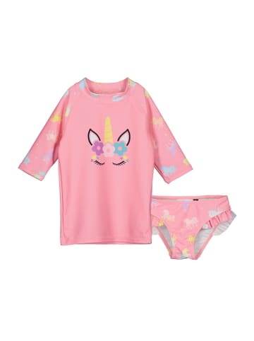 Blue Seven Badeoutfit in Rosa/ Bunt