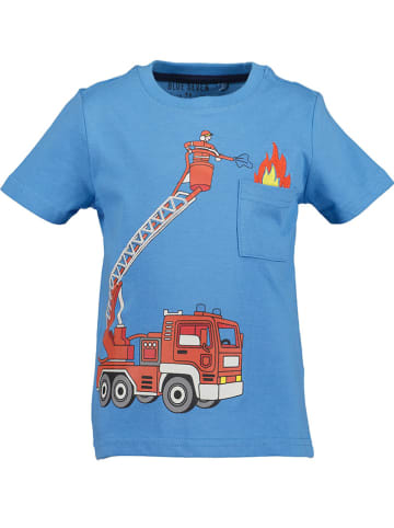 Blue Seven Shirt in Blau/ Rot
