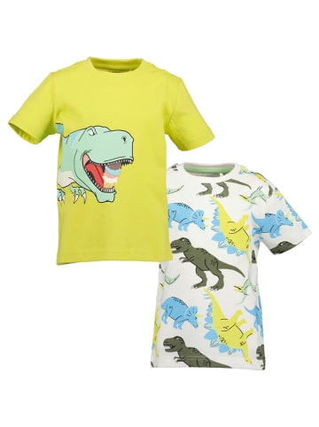 Blue Seven 2er Set: Shirts in Gelb/ Khaki/ Bunt
