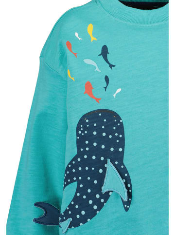 Blue Seven Sweatshirt in Türkis