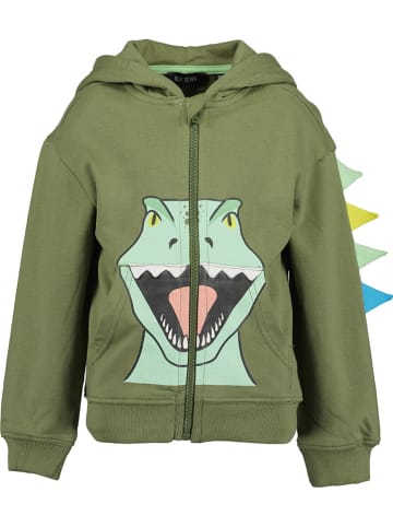Blue Seven Sweatjacke in Khaki