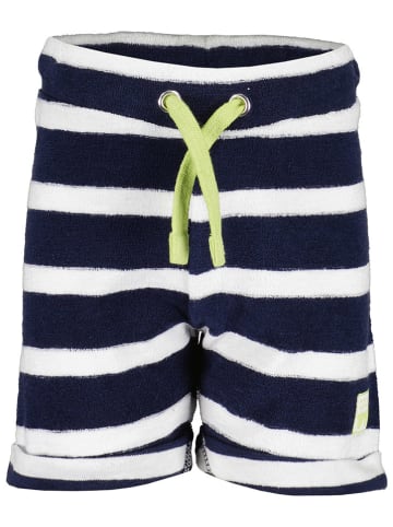 Blue Seven Shorts in Dunkelblau/ Weiß