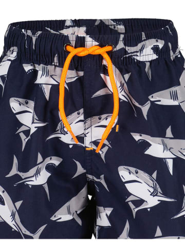Blue Seven Badeshorts in Dunkelblau/ Grau