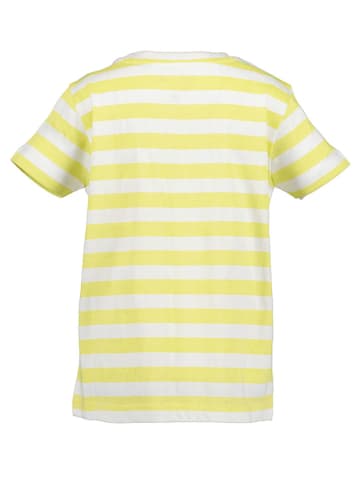 Blue Seven Shirt in Gelb/ Weiß