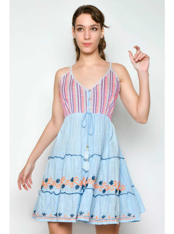 H.H.G. Kleid in Rosa/ Hellblau