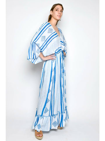 H.H.G. Jurk wit/blauw
