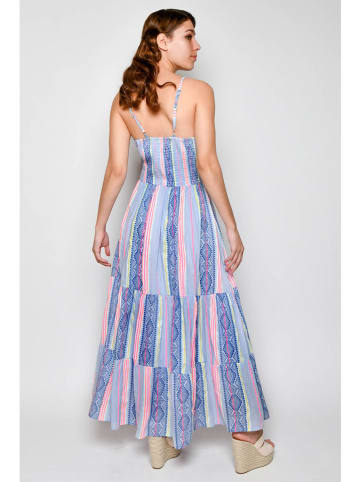 H.H.G. Kleid in Blau/ Rosa