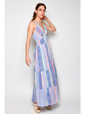 H.H.G. Kleid in Blau/ Rosa