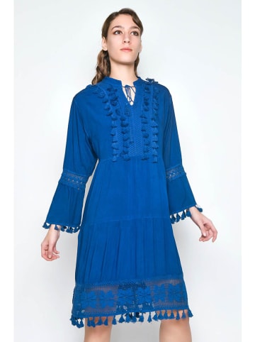 Tarifa Kleid in Blau