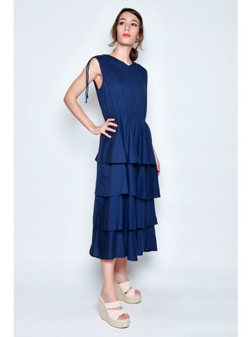 Tarifa Kleid in Dunkelblau