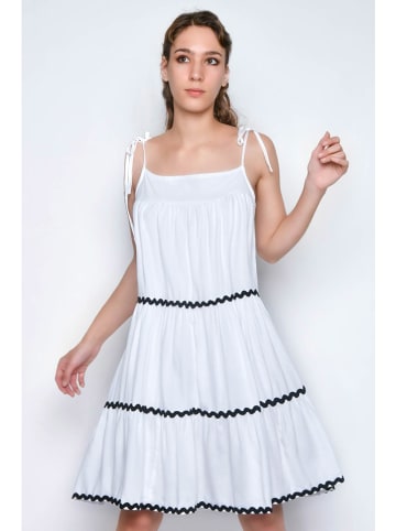 H.H.G. Kleid in Weiß/ Schwarz