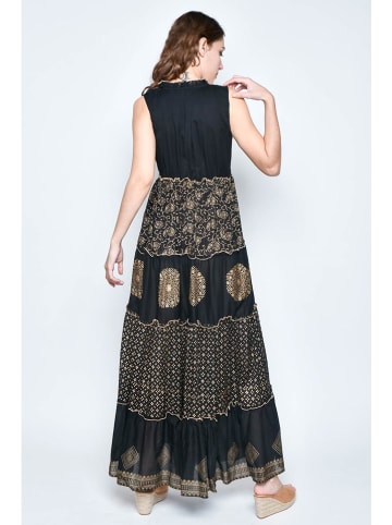 H.H.G. Kleid in Schwarz/ Gold