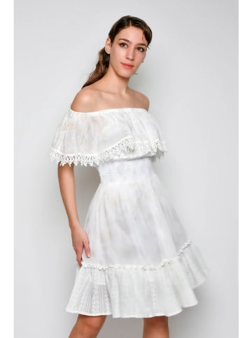 H.H.G. Kleid in Creme