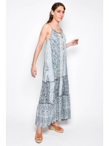 H.H.G. Kleid in Blau/ Grau