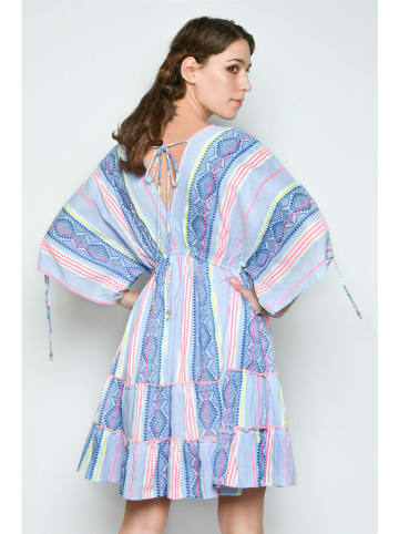 H.H.G. Kleid in Hellblau/ Rosa
