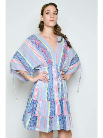 H.H.G. Kleid in Hellblau/ Rosa