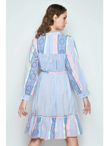 H.H.G. Kleid in Hellblau/ Rosa