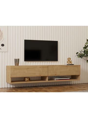 Scandinavia Concept TV-ladekast lichtbruin - (B)141 x (H)31 x (D)30 cm