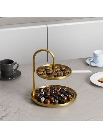 Scandinavia Concept Dekoschale in Gold - (H)21 x  Ø 20