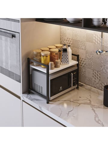 Scandinavia Concept Küchenregal in Weiß/ Schwarz - (B)53 x (H)41 x (T)35 cm