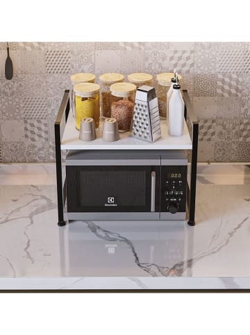 Scandinavia Concept Keukenkast wit/zwart - (B)53 x (H)41 x (D)35 cm