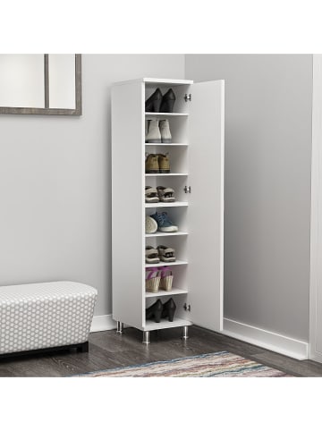 Scandinavia Concept Schrank in Weiß - (B)29 x (H)130 x (T)34 cm