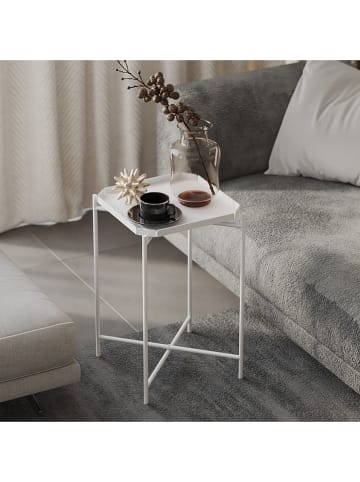 Scandinavia Concept Beistelltisch in Weiß - (B)46 x (H)56 x (T)46 cm