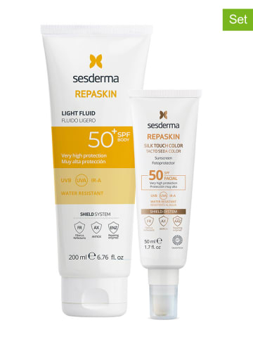 SESDERMA 2tlg. Sonnenschutz-Set ''Repaskin Silk Touch Color Facial & Repaskin''