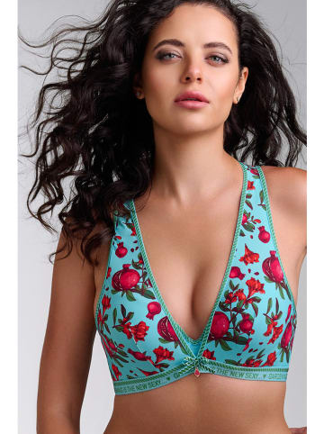 Marlies Dekkers Push-up beha turquoise/rood