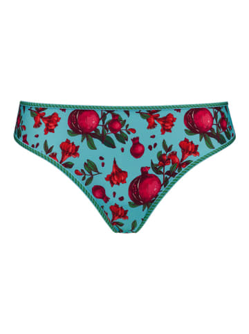 Marlies Dekkers Slip turquoise/rood