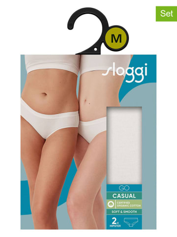 Sloggi Figi (2 pary) "Go Casual" w kolorze białym