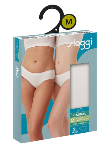 Sloggi Figi (2 pary) "Go Casual" w kolorze białym
