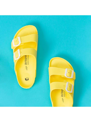 Avispas Slippers "Coachella" geel
