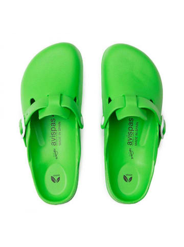 Avispas Clogs "Desalia" groen