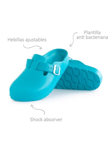 Avispas Clogs "Desalia" turquoise