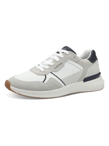 s.Oliver Sneakersy w kolorze szaro-białym