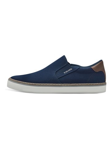 s.Oliver Slippersy w kolorze granatowym