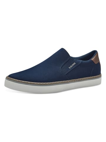 s.Oliver Slippersy w kolorze granatowym