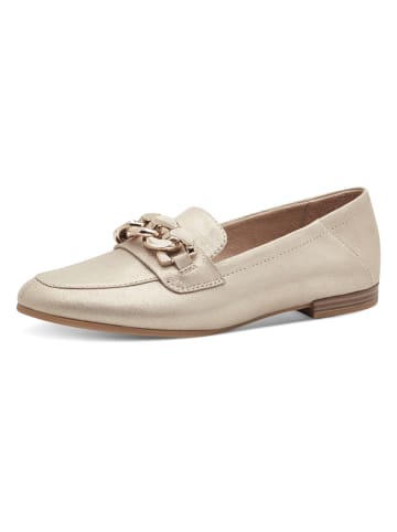 s.Oliver Leder-Slipper in Beige