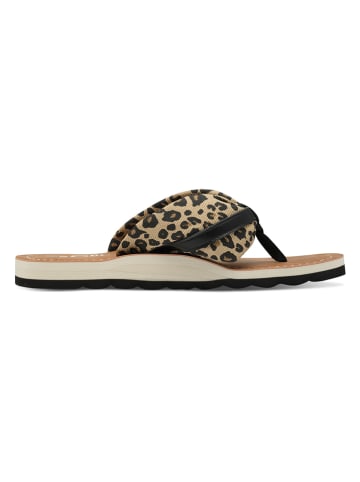 s.Oliver Teenslippers lichtbruin/zwart