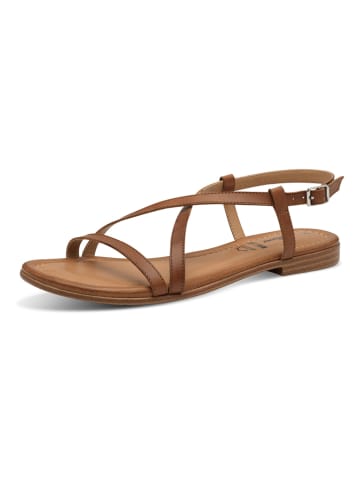 s.Oliverrrrr Leren sandalen lichtbruin