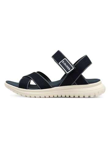 s.Oliver Sandalen in Dunkelblau