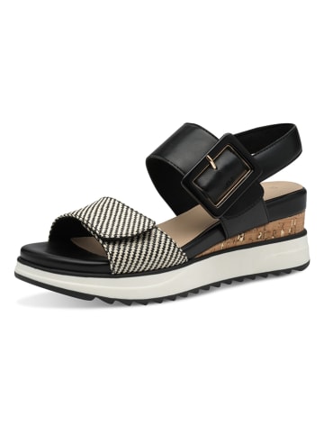s.Oliver Sleehaksandalen zwart/wit