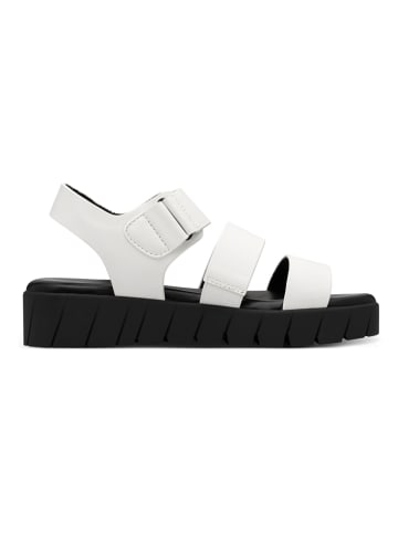 s.Oliver Sandalen in Weiß/ Schwarz