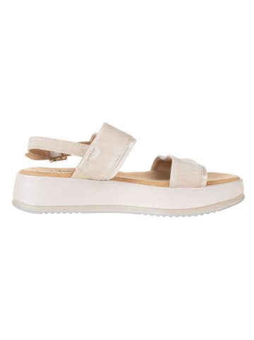 s.Oliver Leder-Sandaletten in Beige