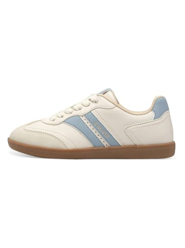 s.Oliver Sneakersy w kolorze beżowo-błękitno-białym